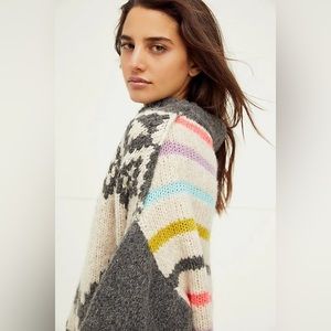 Free People New Nordic Pullover Sweater Size XS